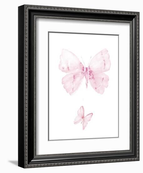 Pink Butterflys II-PI Juvenile-Framed Art Print