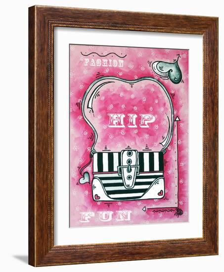 Pink By Design-Megan Aroon Duncanson-Framed Art Print
