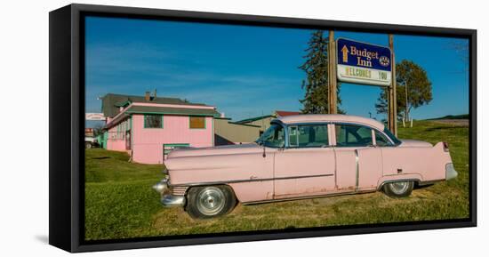 Pink Cadillac Diner, Natural Bridge, Virginia-null-Framed Premier Image Canvas