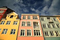 Colourful Houses in Copenhagen, Europe-pink candy-Photographic Print