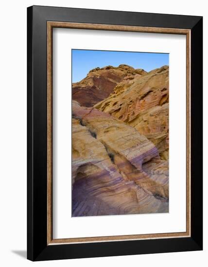 Pink Canyon, Valley of Fire State Park, Overton, Nevada, USA-Michel Hersen-Framed Photographic Print