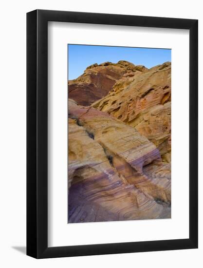 Pink Canyon, Valley of Fire State Park, Overton, Nevada, USA-Michel Hersen-Framed Photographic Print