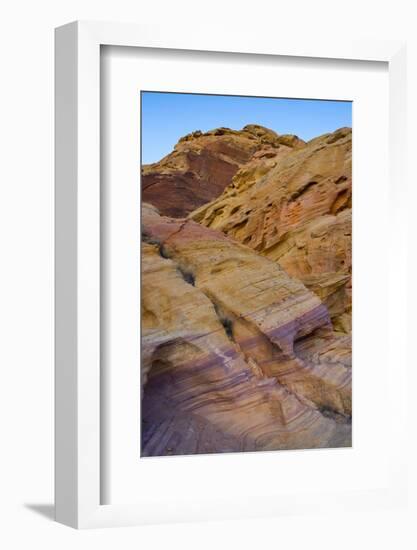 Pink Canyon, Valley of Fire State Park, Overton, Nevada, USA-Michel Hersen-Framed Photographic Print