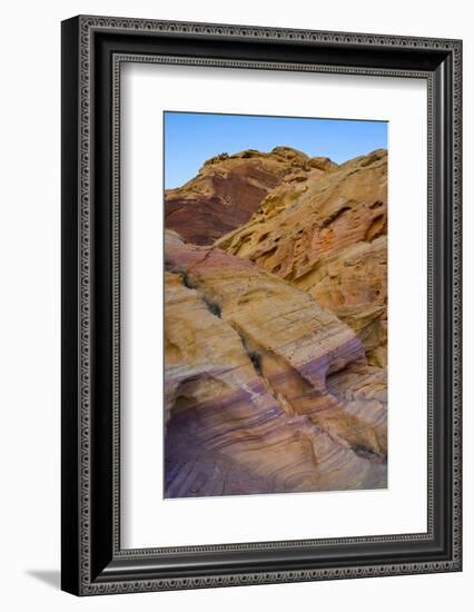Pink Canyon, Valley of Fire State Park, Overton, Nevada, USA-Michel Hersen-Framed Photographic Print