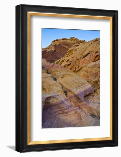 Pink Canyon, Valley of Fire State Park, Overton, Nevada, USA-Michel Hersen-Framed Photographic Print