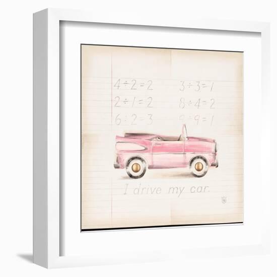 Pink Car-Lauren Hamilton-Framed Art Print