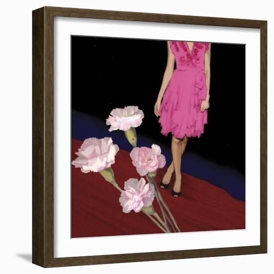 Pink Carnations, 2008-Marjorie Weiss-Framed Giclee Print