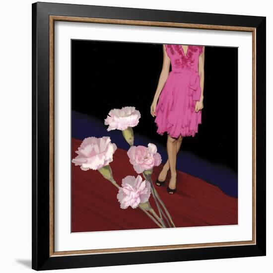 Pink Carnations, 2008-Marjorie Weiss-Framed Giclee Print