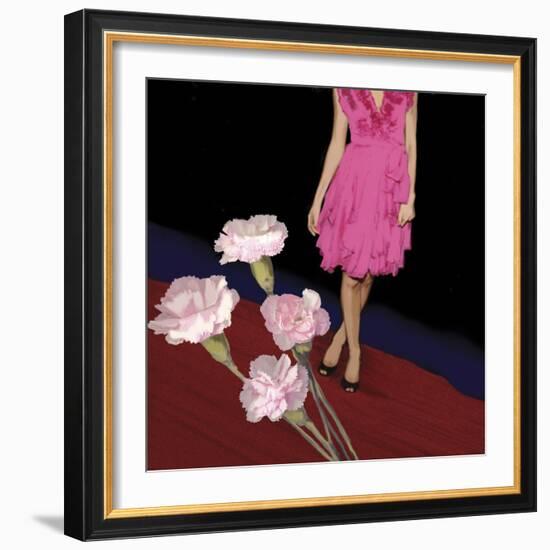 Pink Carnations, 2008-Marjorie Weiss-Framed Giclee Print