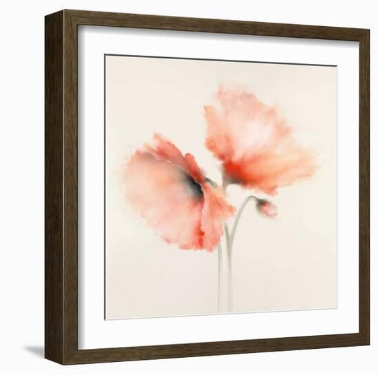 Pink Chiffon II-J^P^ Prior-Framed Giclee Print