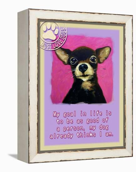 Pink Chihuahua-Cathy Cute-Framed Premier Image Canvas