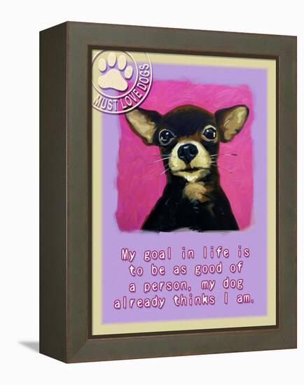 Pink Chihuahua-Cathy Cute-Framed Premier Image Canvas