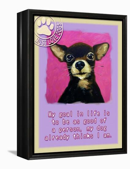 Pink Chihuahua-Cathy Cute-Framed Premier Image Canvas