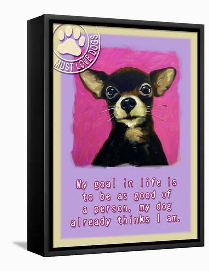 Pink Chihuahua-Cathy Cute-Framed Premier Image Canvas