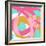 Pink Circular Strokes I-Megan Morris-Framed Art Print