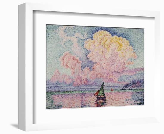 Pink Clouds, Antibes-Paul Signac-Framed Giclee Print