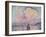 Pink Clouds, Antibes-Paul Signac-Framed Giclee Print