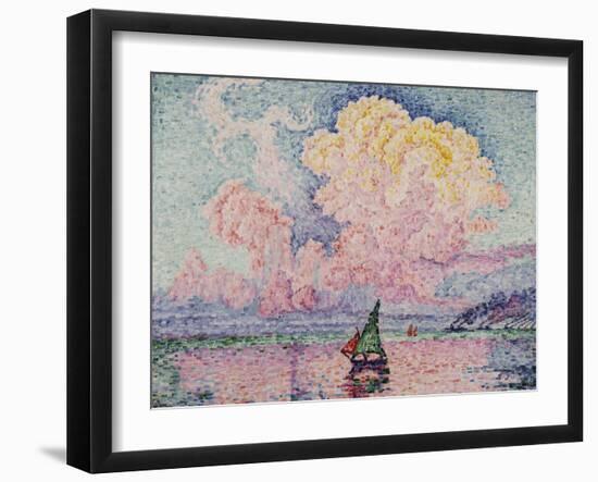 Pink Clouds, Antibes-Paul Signac-Framed Giclee Print