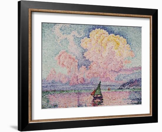 Pink Clouds, Antibes-Paul Signac-Framed Giclee Print