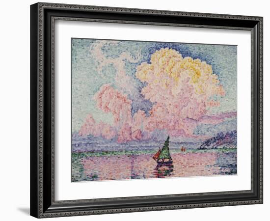 Pink Clouds, Antibes-Paul Signac-Framed Giclee Print