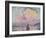 Pink Clouds, Antibes-Paul Signac-Framed Giclee Print