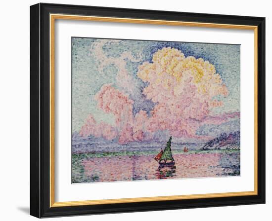 Pink Clouds, Antibes-Paul Signac-Framed Giclee Print