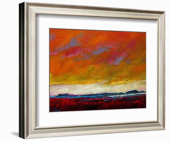 Pink Clouds over the Plains-Patty Baker-Framed Art Print