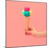 Pink Colors of Summer - Ice Cream-Evgeniya Porechenskaya-Mounted Photographic Print