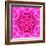 Pink Concentric Flower Center: Mandala Kaleidoscopic Design-tr3gi-Framed Art Print