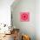 Pink Concentric Flower Center: Mandala Kaleidoscopic Design-tr3gi-Art Print displayed on a wall