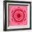 Pink Concentric Flower Center: Mandala Kaleidoscopic Design-tr3gi-Framed Art Print