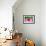 Pink Coneflowers III-Laura DeNardo-Framed Photographic Print displayed on a wall