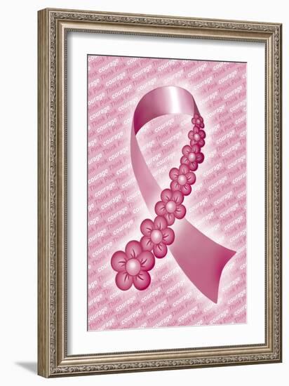 Pink Courage I-Olga And Alexey Drozdov-Framed Giclee Print