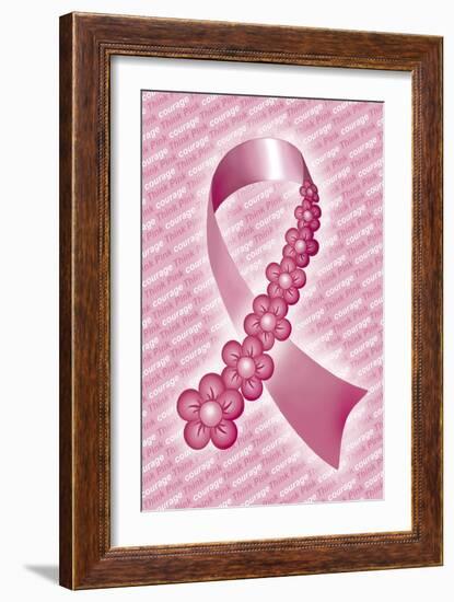 Pink Courage I-Olga And Alexey Drozdov-Framed Giclee Print