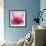 Pink Cyclamen Abstract No 255-Shams Rasheed-Framed Giclee Print displayed on a wall