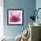 Pink Cyclamen Abstract No 255-Shams Rasheed-Framed Giclee Print displayed on a wall