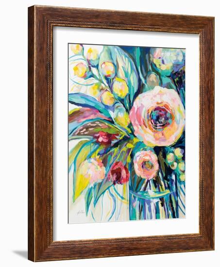 Pink Delights I-Jeanette Vertentes-Framed Art Print