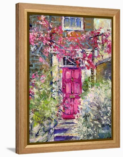 Pink Door-Richard Wallich-Framed Stretched Canvas