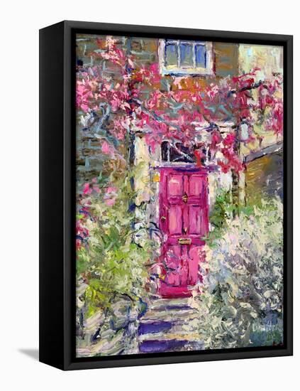 Pink Door-Richard Wallich-Framed Stretched Canvas
