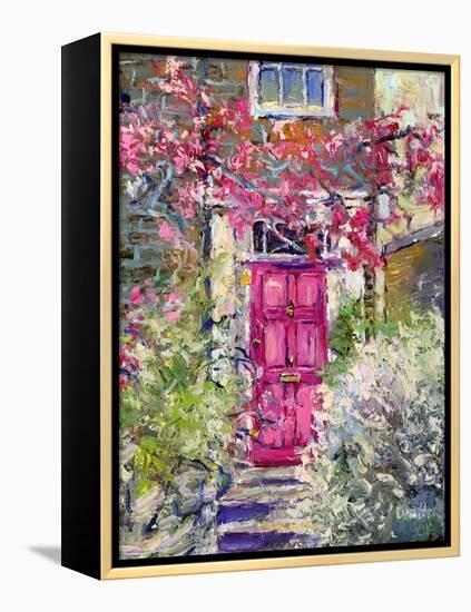 Pink Door-Richard Wallich-Framed Stretched Canvas