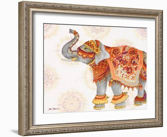 Pink Elephant II-Janice Gaynor-Framed Art Print