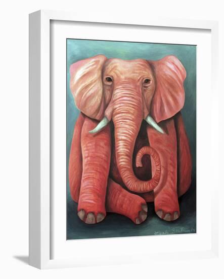 Pink Elephant-Leah Saulnier-Framed Giclee Print