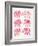 Pink Elephants-Cat Coquillette-Framed Art Print