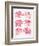 Pink Elephants-Cat Coquillette-Framed Art Print