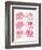 Pink Elephants-Cat Coquillette-Framed Art Print