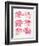 Pink Elephants-Cat Coquillette-Framed Art Print