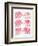 Pink Elephants-Cat Coquillette-Framed Art Print