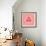 Pink Evil Eye Mandala-Cat Coquillette-Framed Giclee Print displayed on a wall