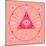 Pink Evil Eye Mandala-Cat Coquillette-Mounted Giclee Print