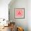 Pink Evil Eye Mandala-Cat Coquillette-Framed Art Print displayed on a wall